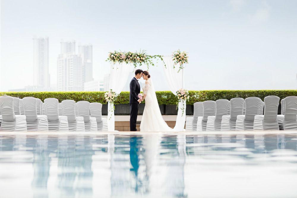 فندق الصين قوانغتشو المظهر الخارجي الصورة Wedding at the pool