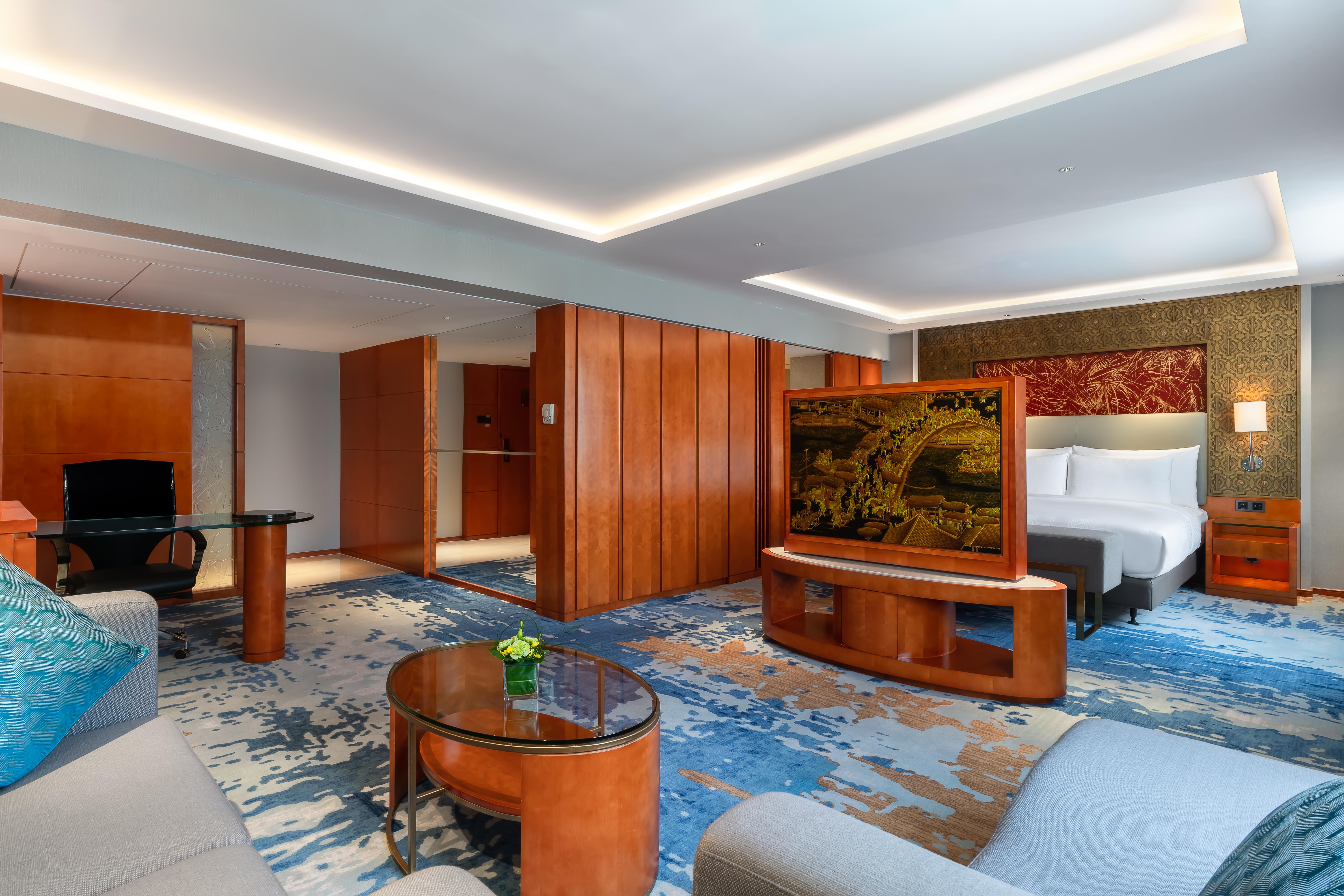فندق الصين قوانغتشو المظهر الخارجي الصورة A suite at the hotel