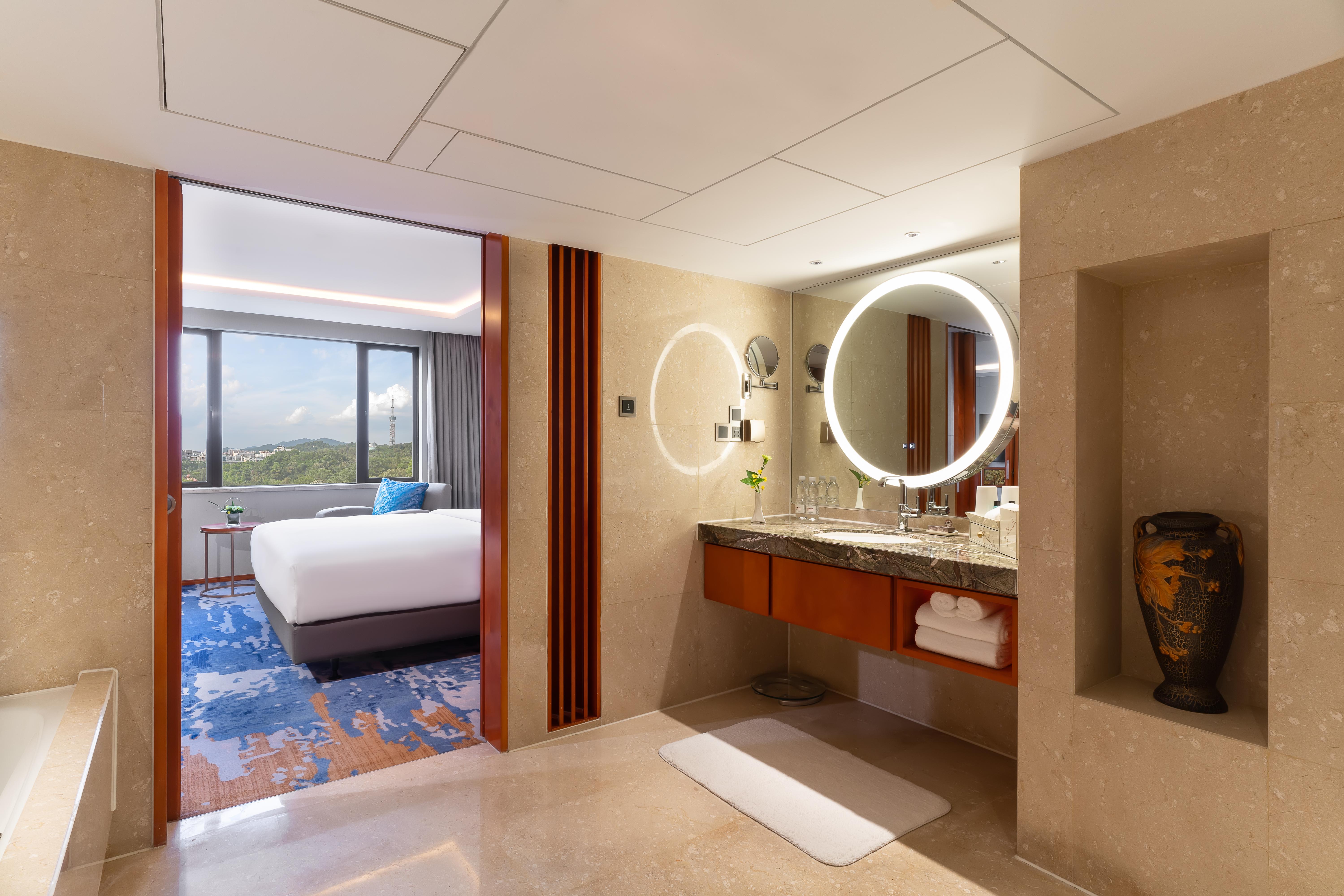 فندق الصين قوانغتشو المظهر الخارجي الصورة Deluxe Suite Bathroom
